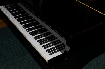 grand piano black playing grand piano grand piano in the game room piano keyboard