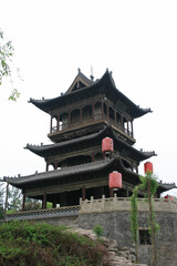 chang mansion closed to pingyao in china 