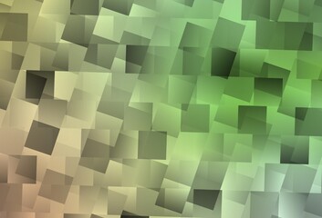 Light Green, Red vector background with rectangles.