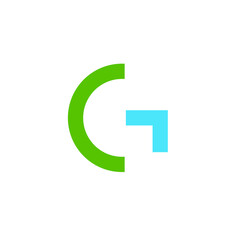 Fototapeta premium letter G logo 