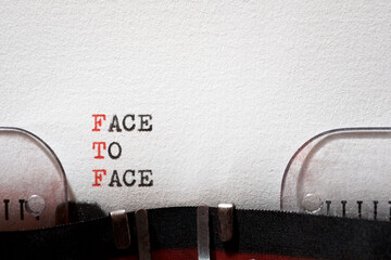 Face to face phrase
