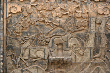 chang mansion closed to pingyao in china 