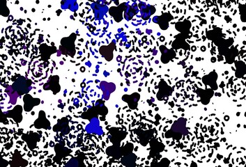 Light Blue, Red vector background with abstract shapes.