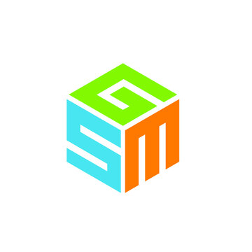 GSM Letter logo design