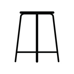 modern chair icon