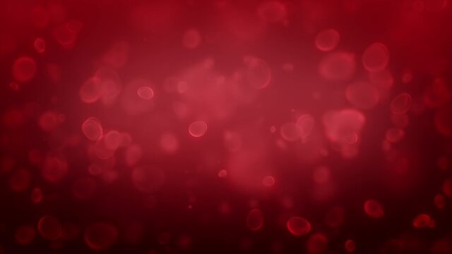 Abstract Red Blood Cells Background Loop/ 4k animation of a health and medicine background with red blood cells and globula seamless looping, in slow motion