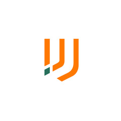 Fototapeta premium IW logo