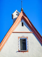 old window at a facade
