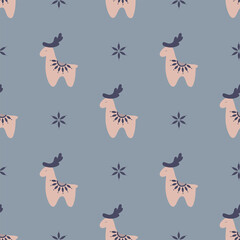 Christmas pattern with deer