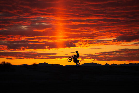 Sunset DirtBike