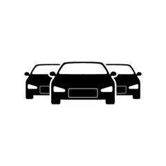 Car Icon. Cars icon isolated on white background