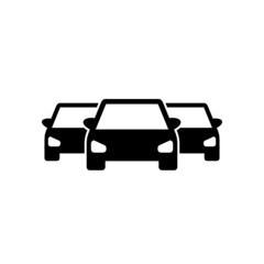 Car Icon. Cars icon isolated on white background