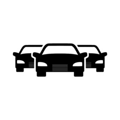 Car Icon. Cars icon isolated on white background