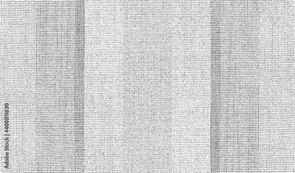 Poster vector fabric texture. distressed texture of weaving fabric. grunge background. abstract halftone ve