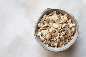 Ashwagandha Root in a Bowl