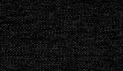 Vector fabric texture. Distressed texture of weaving fabric. Grunge background. Abstract halftone vector illustration. Overlay to create interesting effect and depth. Black isolated on white. EPS10.