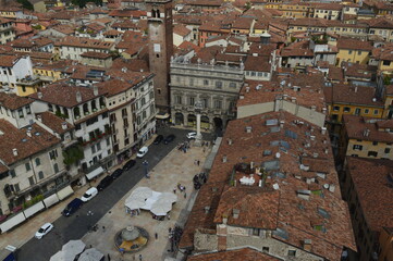 Fototapeta premium Verona - Piazza delle erbe