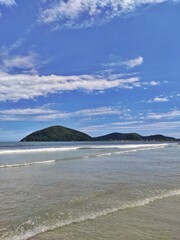 beach in the morning