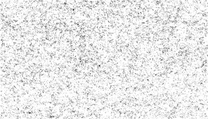 Abstract vector noise. Small particles of debris and dust. Distressed uneven background. Grunge texture overlay with fine grains isolated on white background. Vector illustration. EPS10.