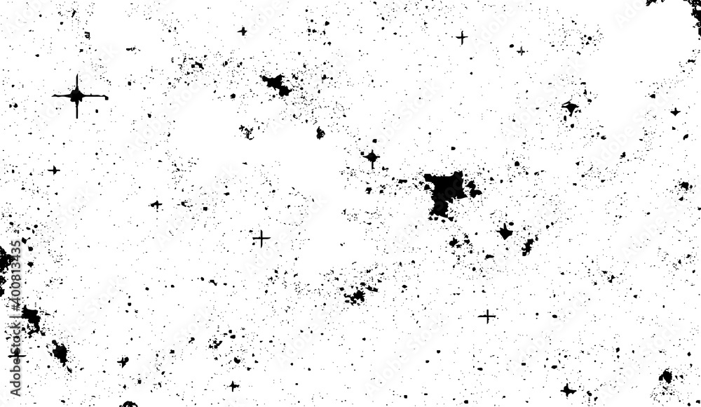 Poster abstract vector noise. small particles of debris and dust. distressed uneven background. grunge text