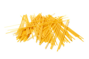 spaghetti pasta isolated in white background