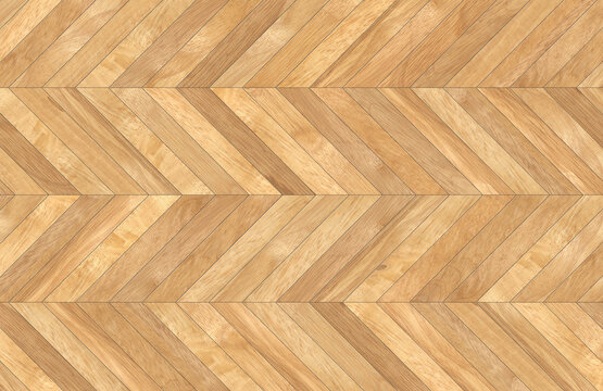 High resolution of a perfect herringbone wooden parquet - Texture and background top view.