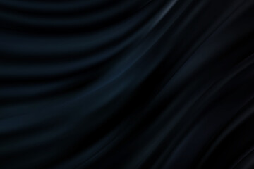 Smooth elegant black satin texture Abstract background