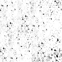 Abstract vector noise. Small particles of debris and dust. Distressed uneven background. Grunge texture overlay with fine grains isolated on white background. Vector illustration. EPS10.
