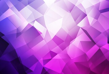 Light Purple, Pink vector triangle mosaic texture.