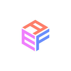 Hexagon logo with letter AEF