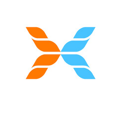 X logo design