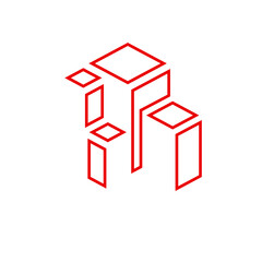 building sketch logo design