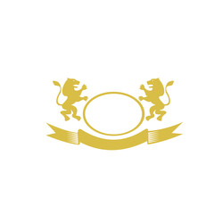 lion vintage logo design