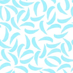 Fototapeta premium colored pattern of mint leaves.