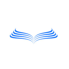 open book logo design