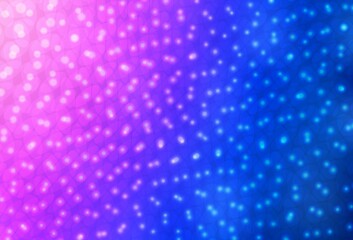 Light Pink, Blue vector backdrop with dots.