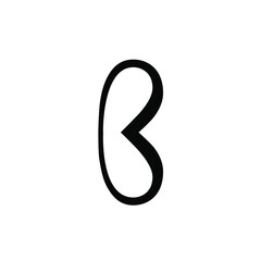 Obraz premium b logo