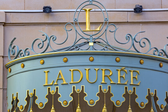 Historic Laduree Sign In Cannes France