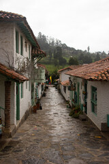 Fototapeta na wymiar colombia boyaca villa de leyva raquira