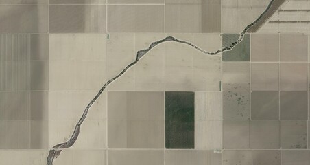 the San Andreas Fault, United States, abstract photography of relief drawings in  fields in the U.S.A. from the air, Genre: Abstract Naturalism, from the abstract to the figurative, 