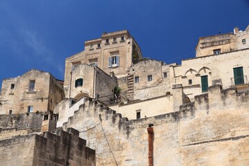 Fototapeta na wymiar Matera medieval town in Italy