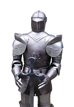 Knight armor isolated