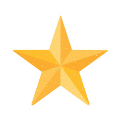 Yellow Shiny Star, Yellow Sparking Star Vector, Yellow Star Icon, Gold Star Christmas Topper, Gold Star Icon, Vector Illustration Background