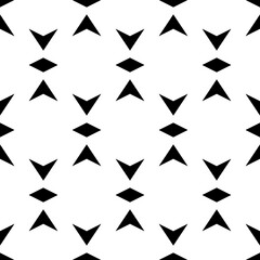 Seamless pattern. Figures ornament. Geometrical backdrop. Simple shapes background. Geometric wallpaper. Polygons motif. Digital paper, textile print, web design, abstract. Vector artwork.