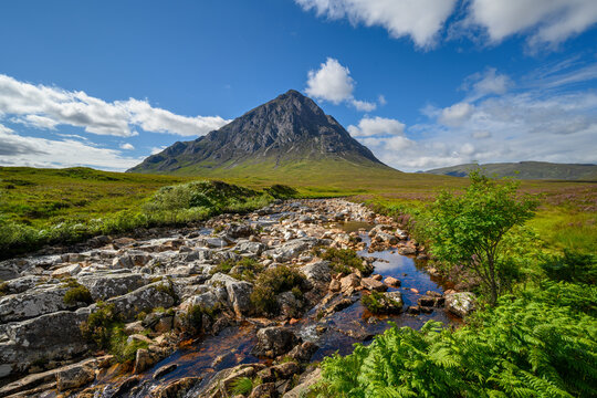 River Etive with Stob Dearg peak in background