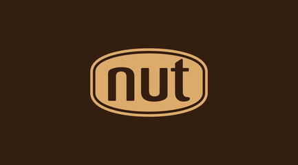 Nut vector logo eps. Nuts logo vector eps