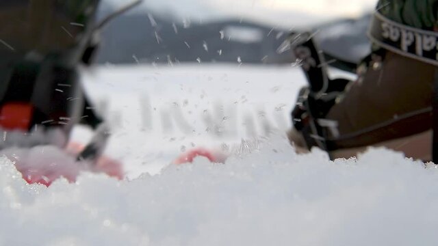 Neve e Ciaspole in 4k