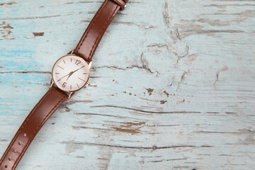 brown watch  for woman