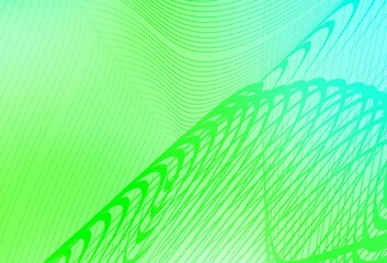 Light Green vector abstract bright pattern.