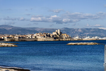 Obraz premium coastal landscape between Nice and St. Tropez